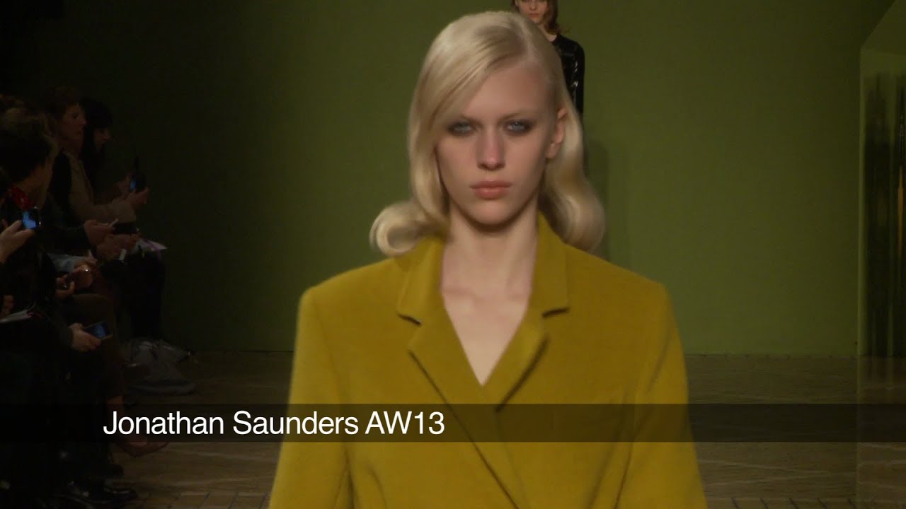 Jonathan Saunders London Fashion Week show: Jonathan Saunders AW 2013 Collection
