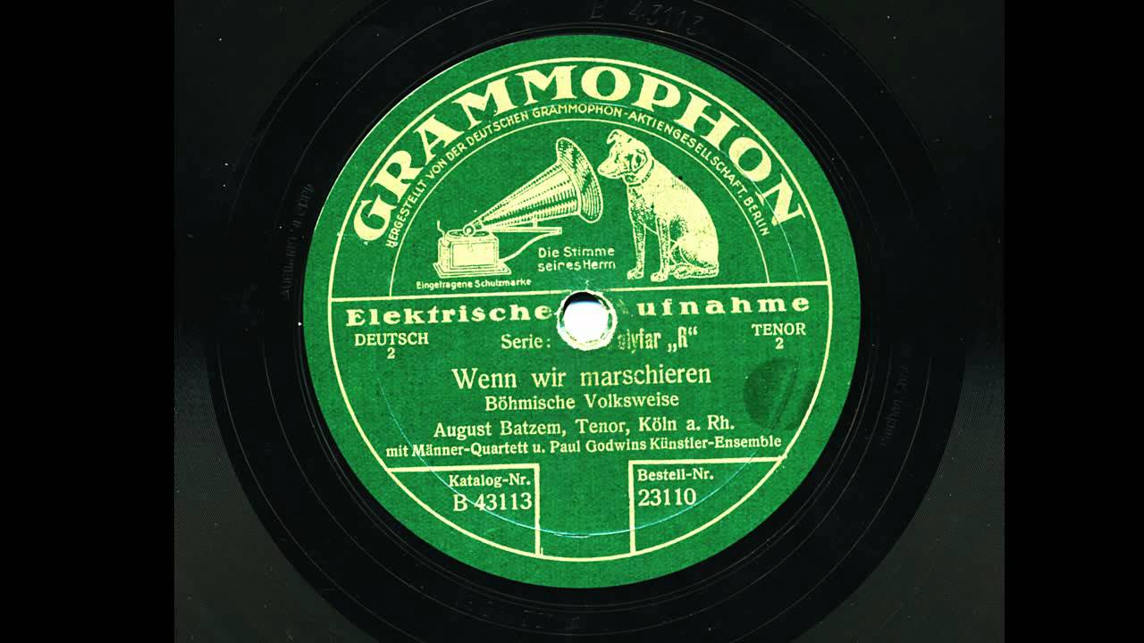 August Batzem: Wenn wir marschieren (1930)