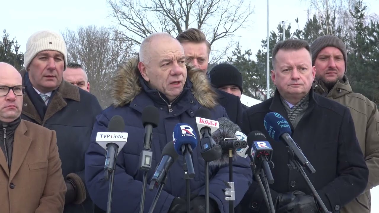 Konferencja polityków i samorządowców PiS w Kuźnicy