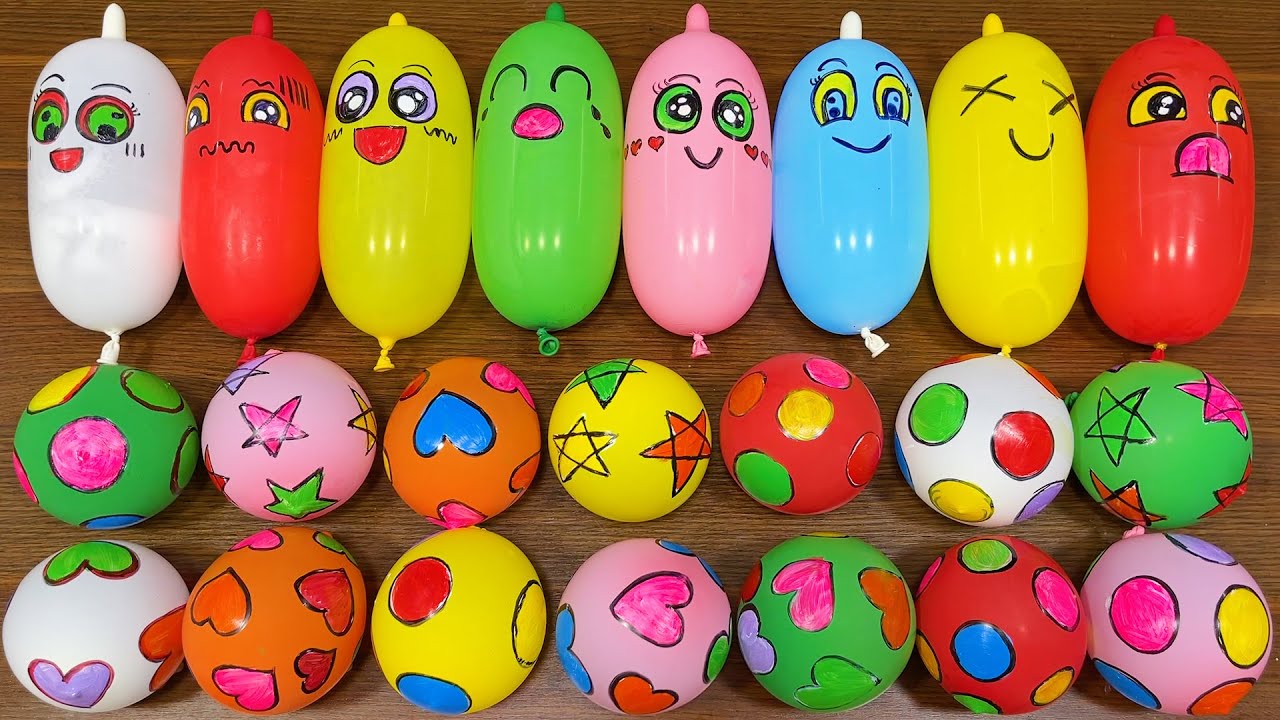 Making Slime with Funny Balloons - Satisfying Slime video #1453