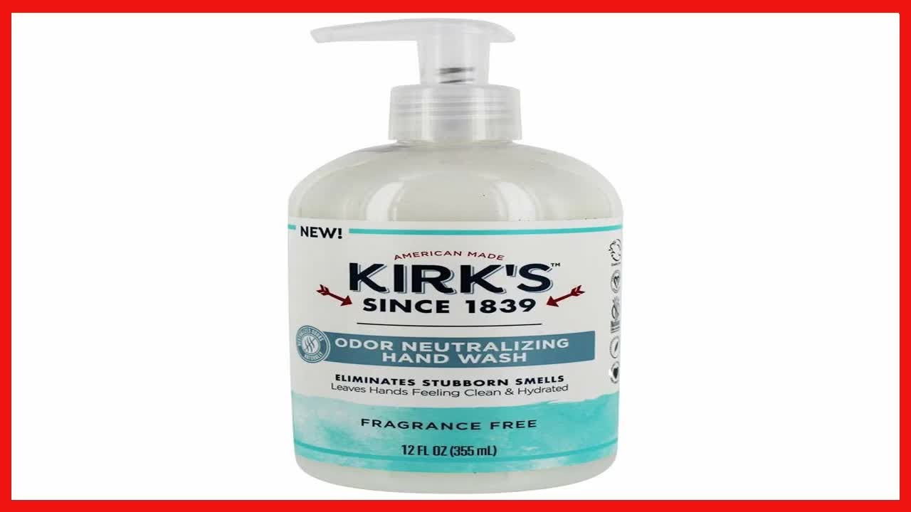 Great product -  Odor-Neutralizing Unscented Natural Hand Soap by Kirk&rsquo;s | Castile Liquid Soap Pump