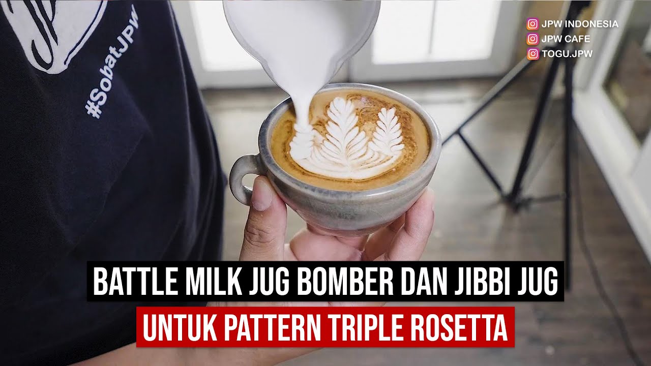 BATTLE MILK JUG BOMBER DAN JIBBI JUG UNTUK PATTERN TRIPLE ROSETTA