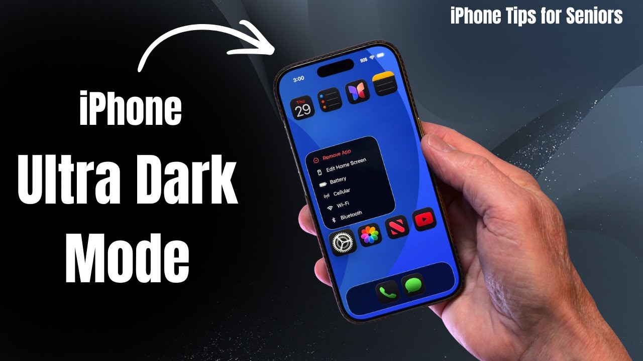 Как добиться ультратемного эффекта на iPhone