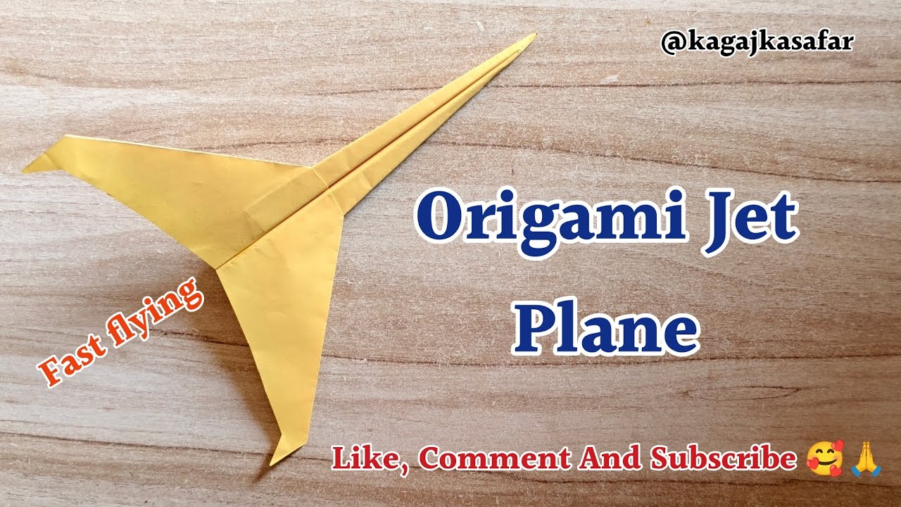 Make an Origami PLANE Faster Now ।। Quickly Make a Paper Plane ।। FASTEST Origami Plane EVER!