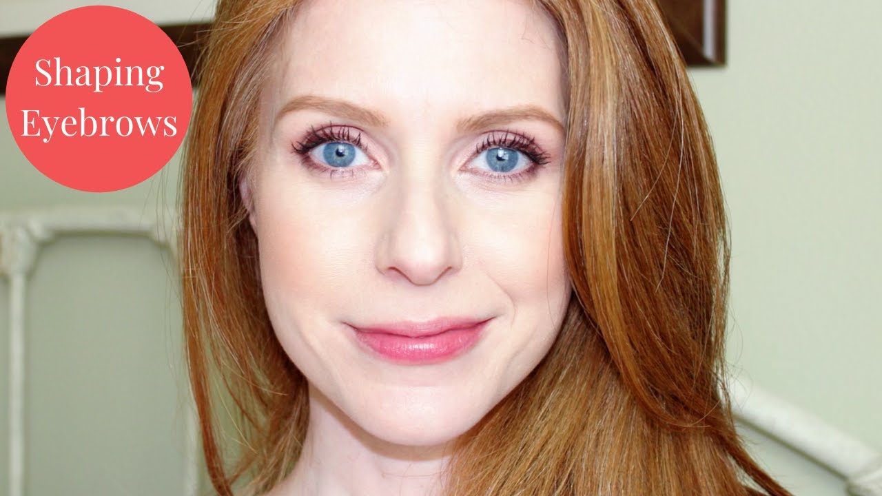 Shaping Redhead Eyebrows