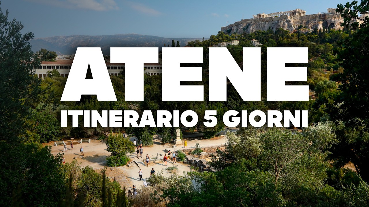 ITINERARIO PERFETTO DI 5 GIORNI AD ATENE! Cosa fare, passeggiate e attrazioni!