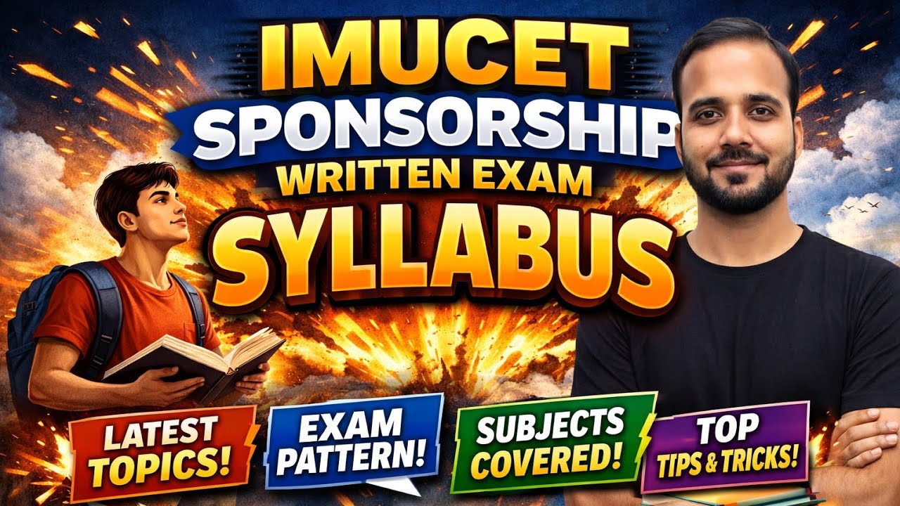 👉 IMU-CET Sponsorship Written Exam Syllabus 2026 🔥 | Full Syllabus Explained | Seamate X Paramount