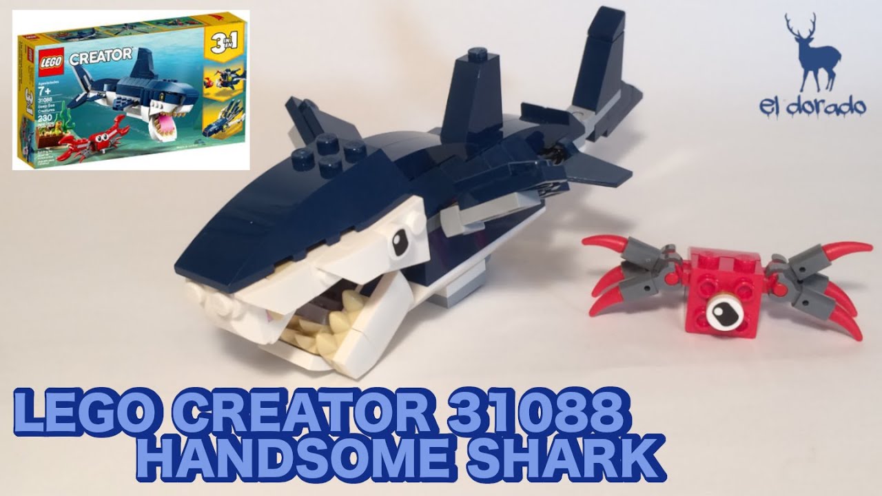 LEGO CREATOR 3in1 31088 AlternateBuild-Ferocious Shark DeepSeaCreat-SpeedBuild ConstructToy/eldorado
