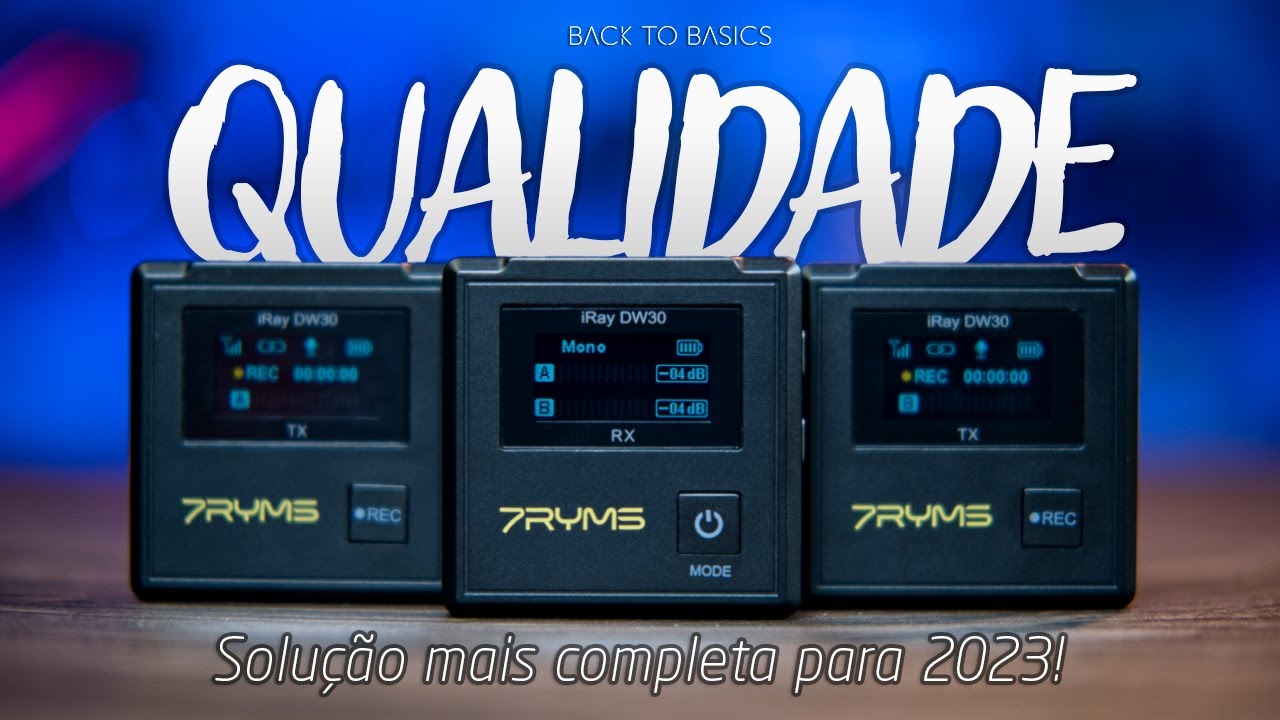 IRAY DW30 A Solução Mais Completa em 2023 em Microfone Sem Fio!