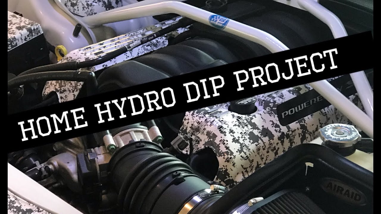 My first DIY hydro dipping project at home. With great results!