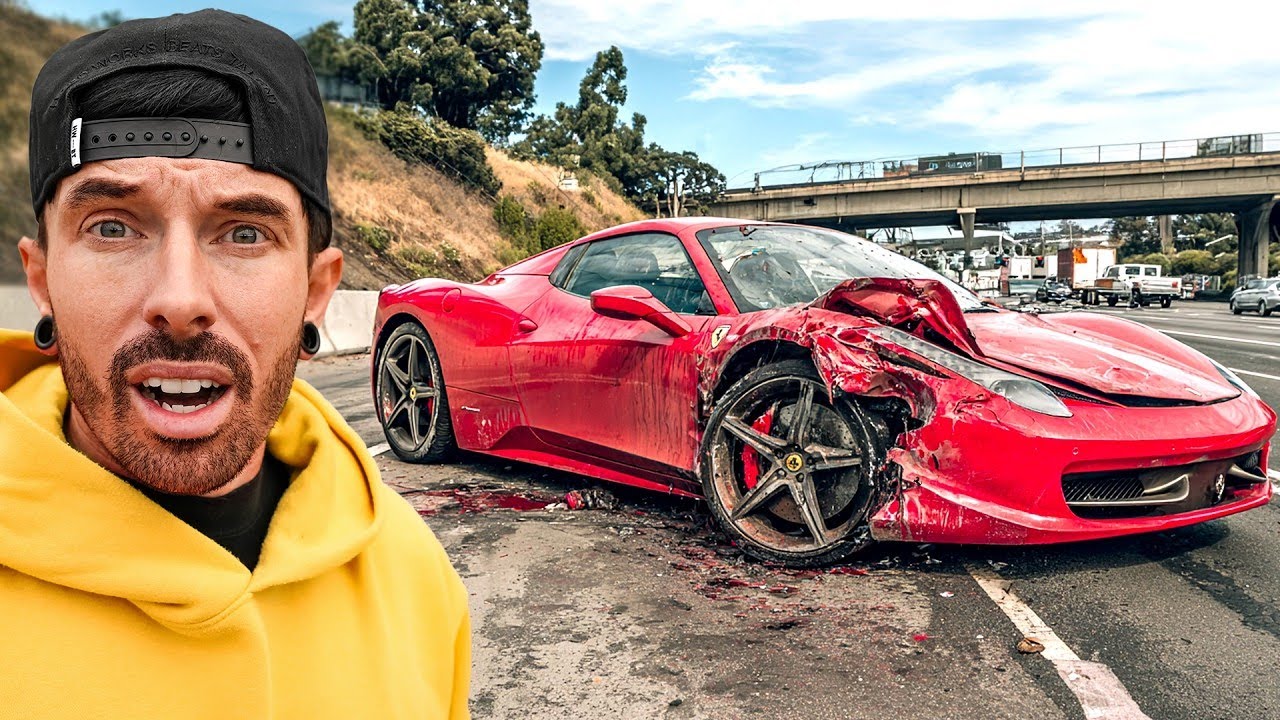 COMPRÉ EL FERRARI 458 MÁS BARATO Y LUEGO INTENTÉ RECONSTRUIRLO EN 7 DÍAS