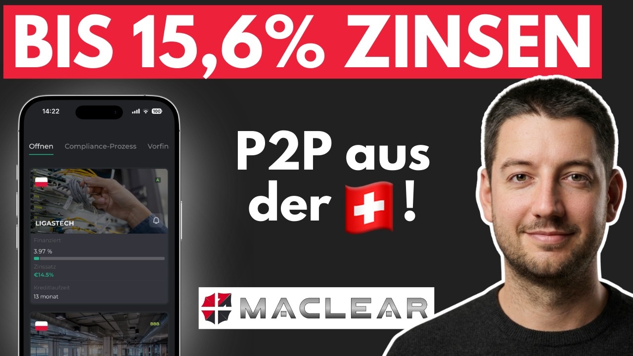 15,6% Zinsen aus der Schweiz? 🇨🇭 Das steckt hinter Maclear!
