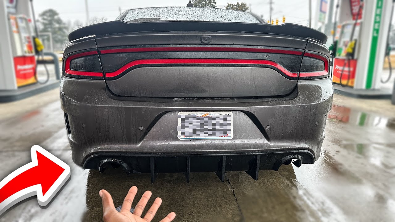 INSTALLING A REAR DIFFUSER ON MY DODGE CHARGER R/T!