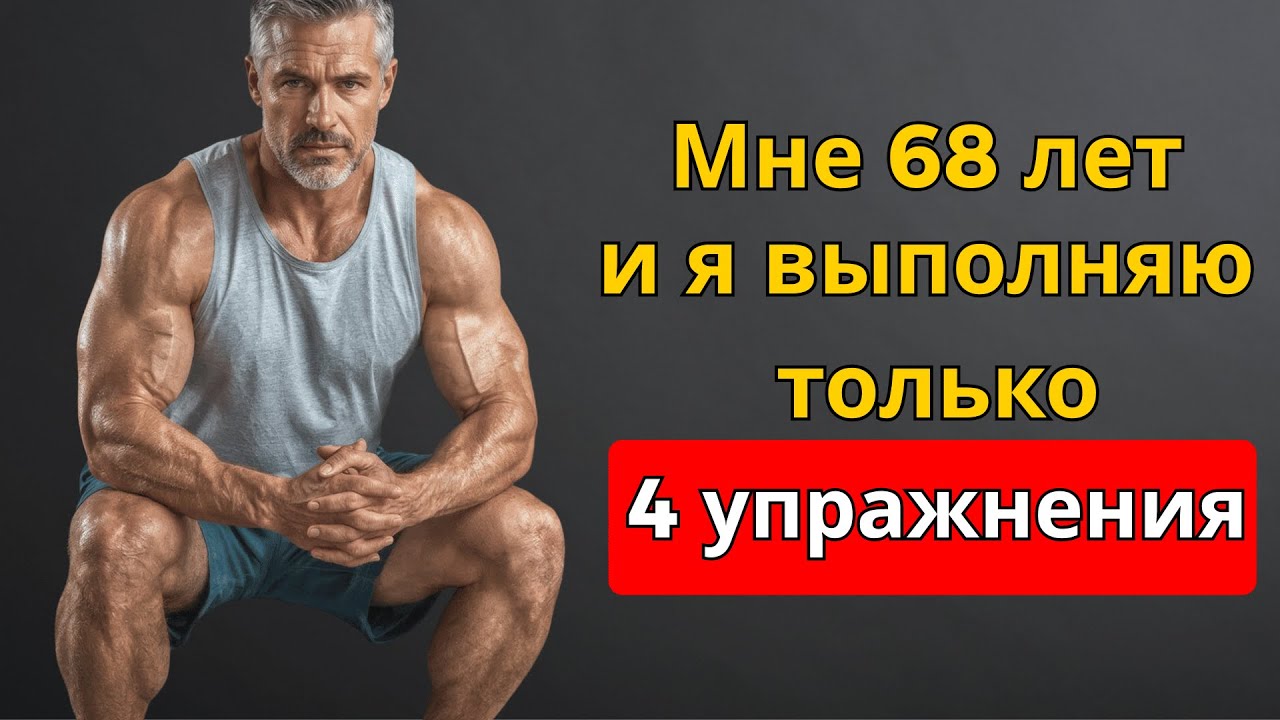 Единственные 4 упражнения, которые тебе нужны, чтобы оставаться сильным и в форме после 50