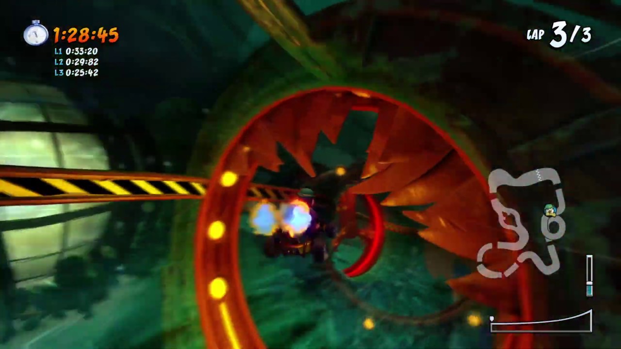 CTR:NF Deep Sea Driving  1:32:96 (WR) - 29.82 Lap
