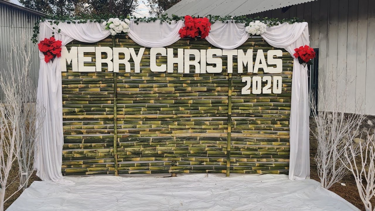 DIY Christmas/New Year Photo Booth