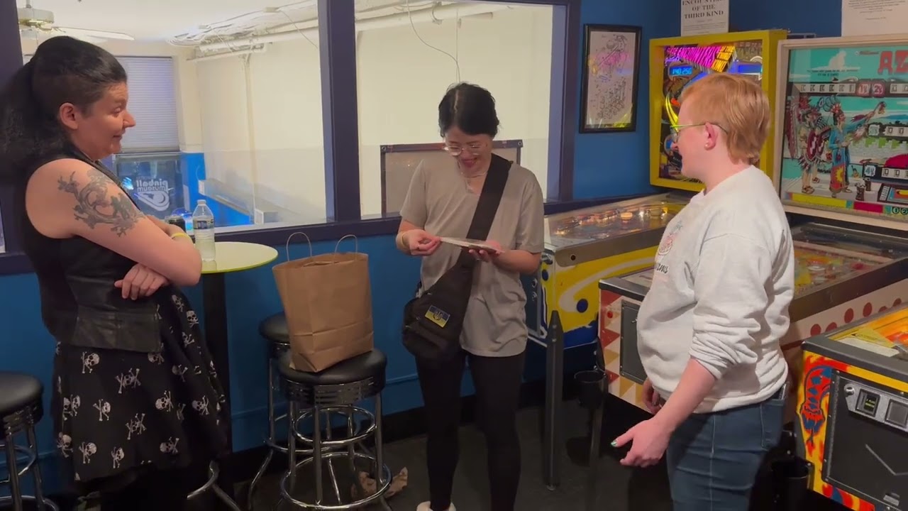 Fan-Pei’s Birthday at the Pinball Museum 