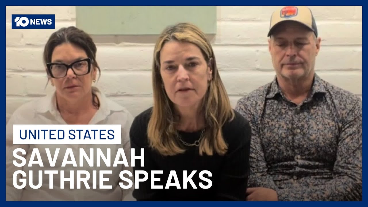 Savannah Guthrie Shares Emotional Statement Over Mother&rsquo;s Abduction | 10 News