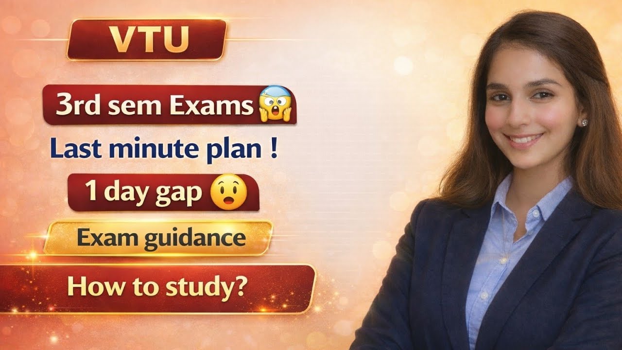3rd sem exams|how to study| exam tricks|important questions|exam guidance|Eduyodha