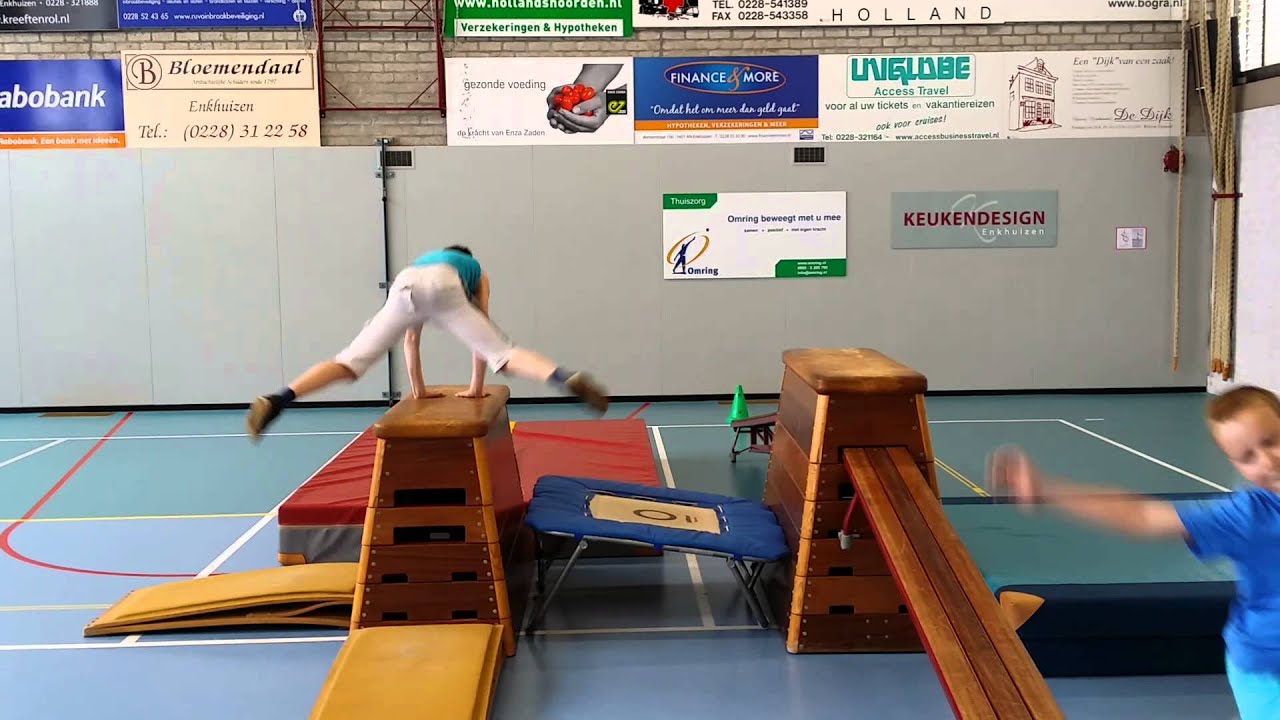 parcours springen gymles