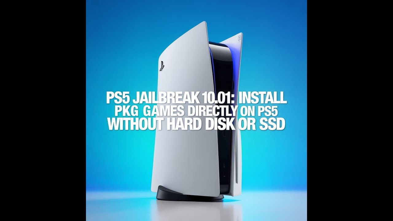 PS5 JAILBREAK 10.01: INSTALL PKG GAMES DIRECTLY ON PS5 NO USB HDD OR SSD REQUIRED