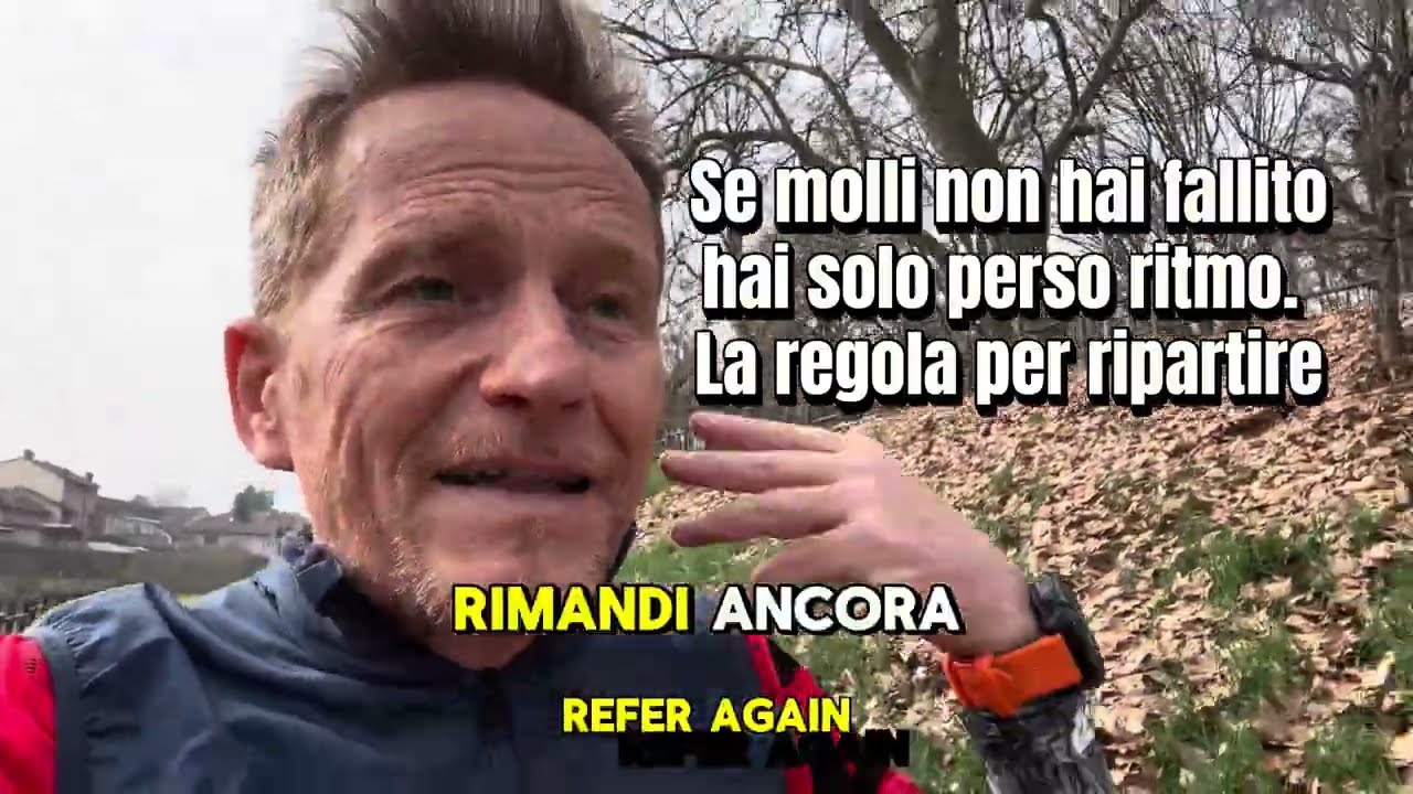 Se molli non hai fallito hai solo perso ritmo  La regola per ripartire senza colpa#iosongas