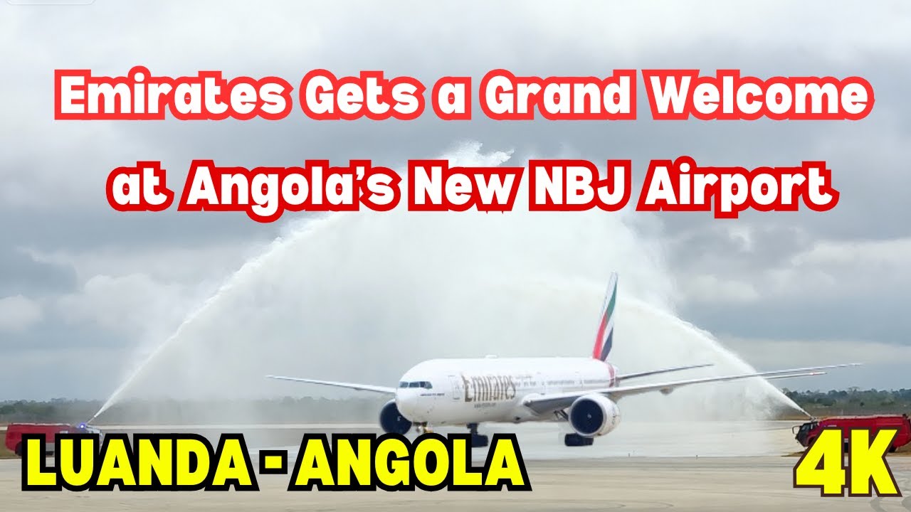 Welcome to the Future: Emirates’ First Arrival at ANBJ Airport #luanda #angola #africa #emirates