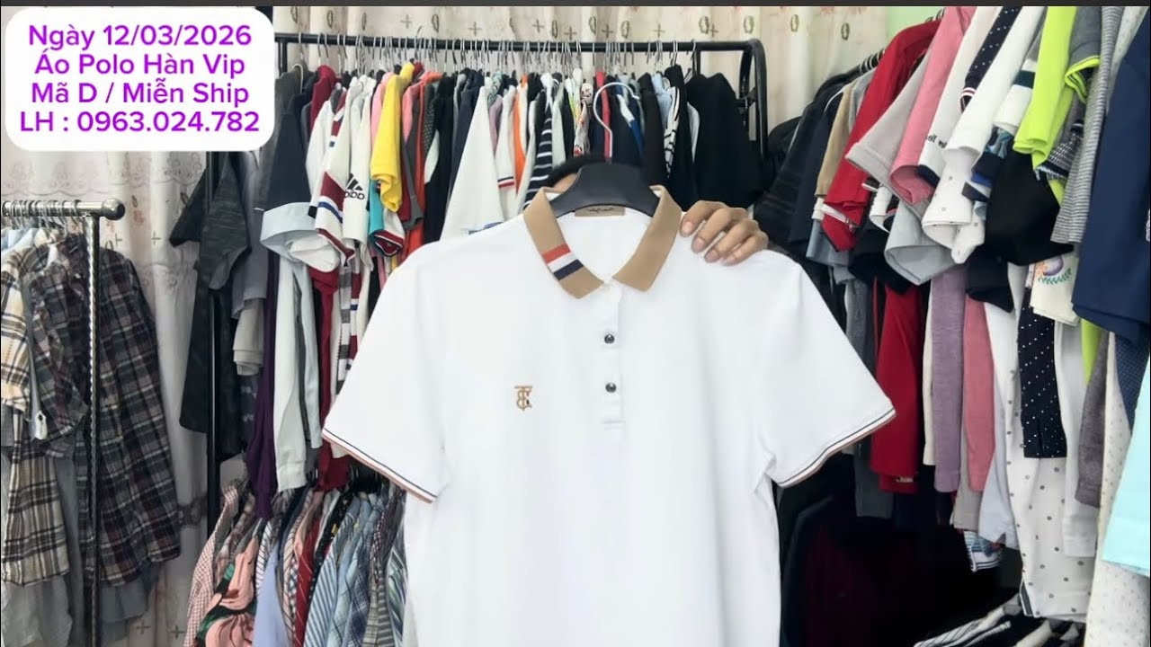 [12|3] ÁO POLO HÀN TUYỂN | BUBERRY | LACOSTE | ADIDAS | BOSS | PUMA | MIỄN SHIP | LH : 0963.024.782
