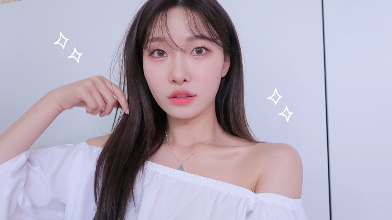 cc) 여름맞이 핑크무드메이크업 #속쌍눈화장ㅣ아랑