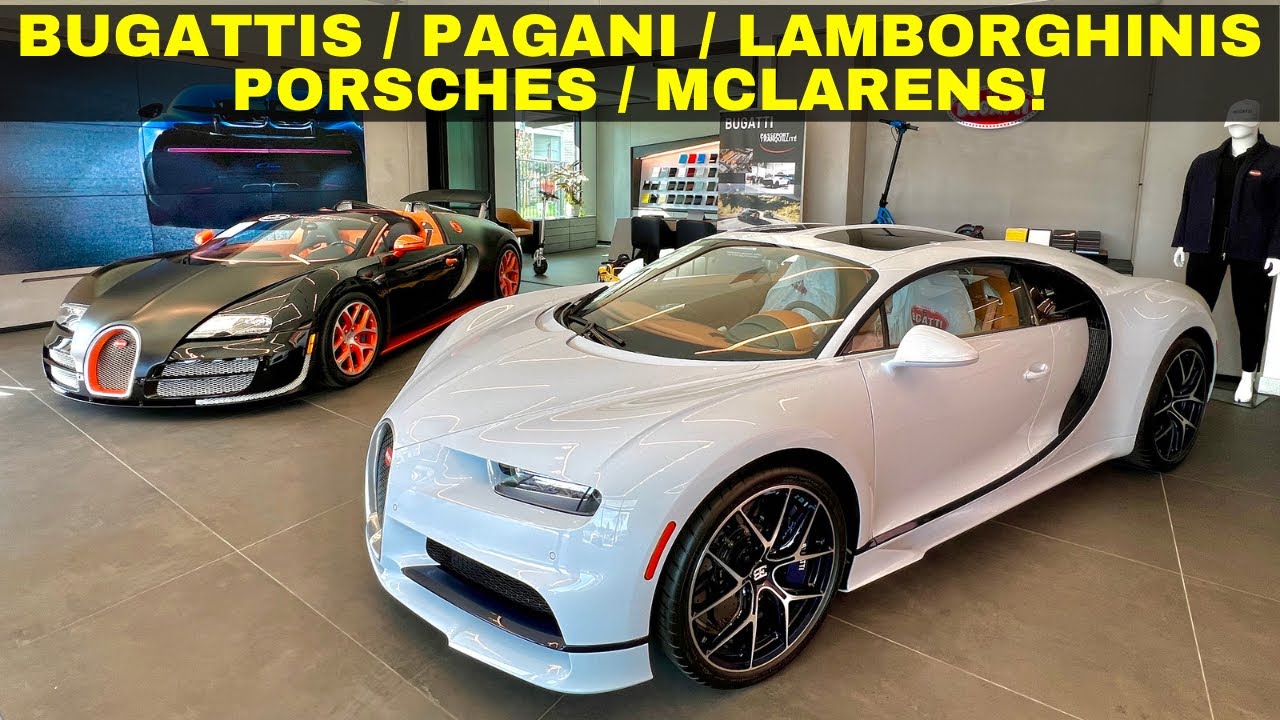 BUGATTI, LAMBORGHINI, MCLAREN Newport Beach DEALERSHIP TOUR with 100+ HYPERCARS & SUPERCARS Show!