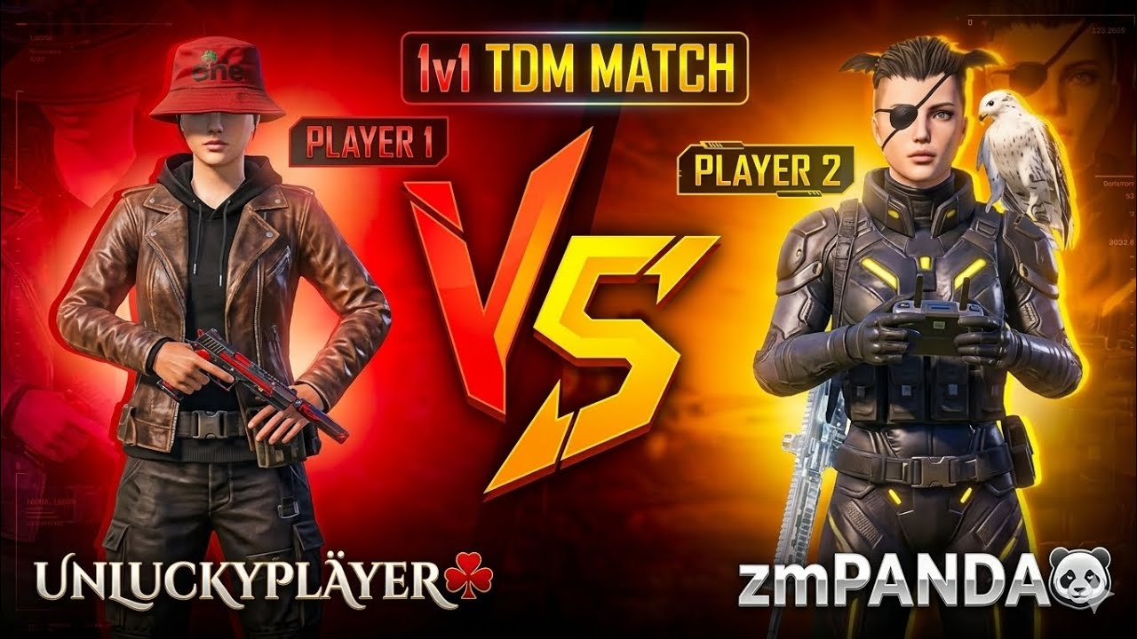 zmPANDA vs. UnluckyPlayer: The Ultimate 1v1 TDM Battle!
