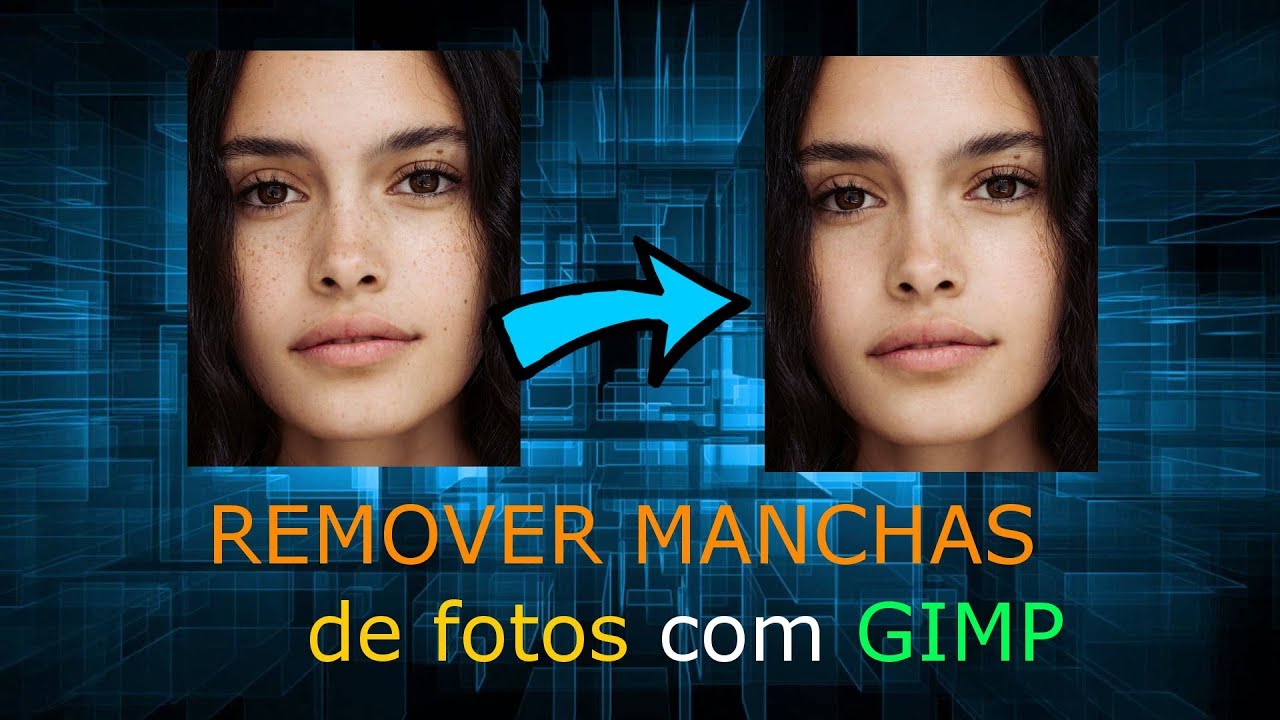 aprenda a REMOVER MANCHAS das fotos com GIMP
