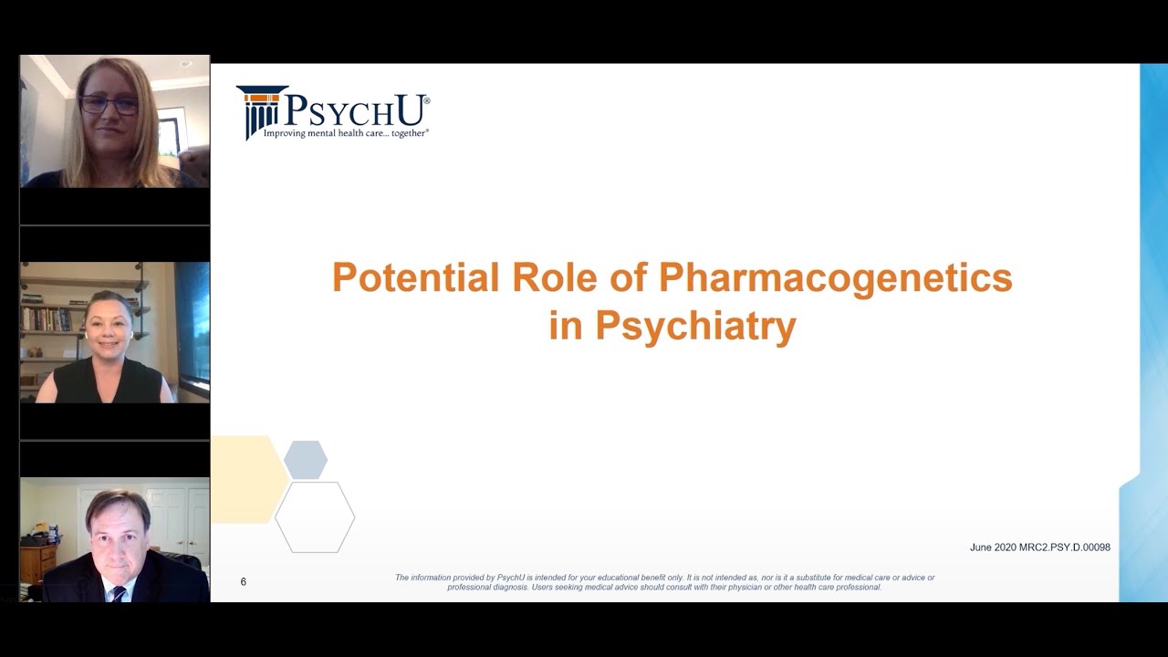 Role Of Pharmacogenetics Testing In Psychiatry