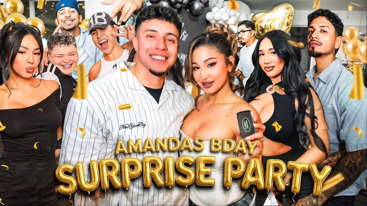 AMANDA&rsquo;S BIRTHDAY SURPRISE PARTY !! *EMOTIONAL*