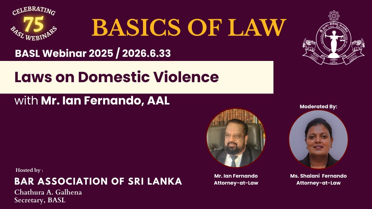 Basics of Law: Laws on Domestic Violence