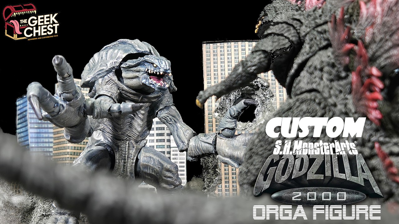 Custom SH Monsterarts Style Orga Figure (Godzilla 2000 Millennium) - Stevie's Custom Monstrosities