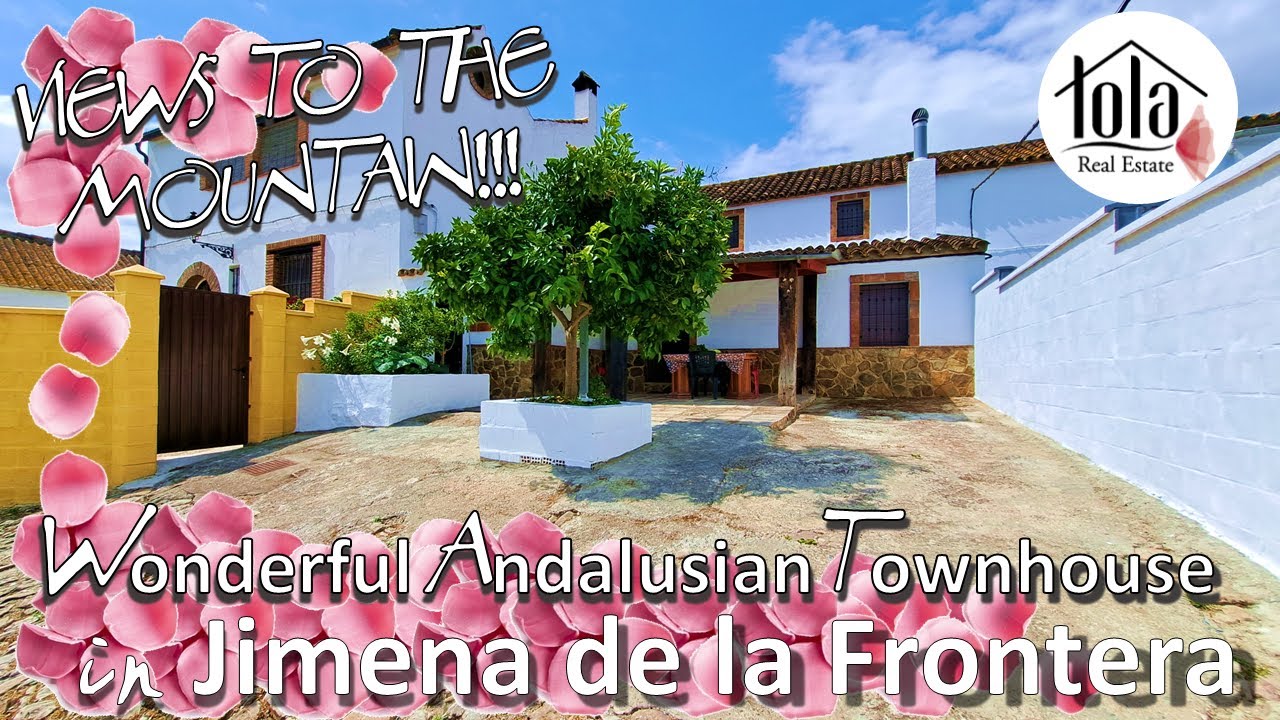 Wonderful Andalusian style Townhouse, 3 bedrooms, organic garden,  in Jimena de la Frontera, Cádiz
