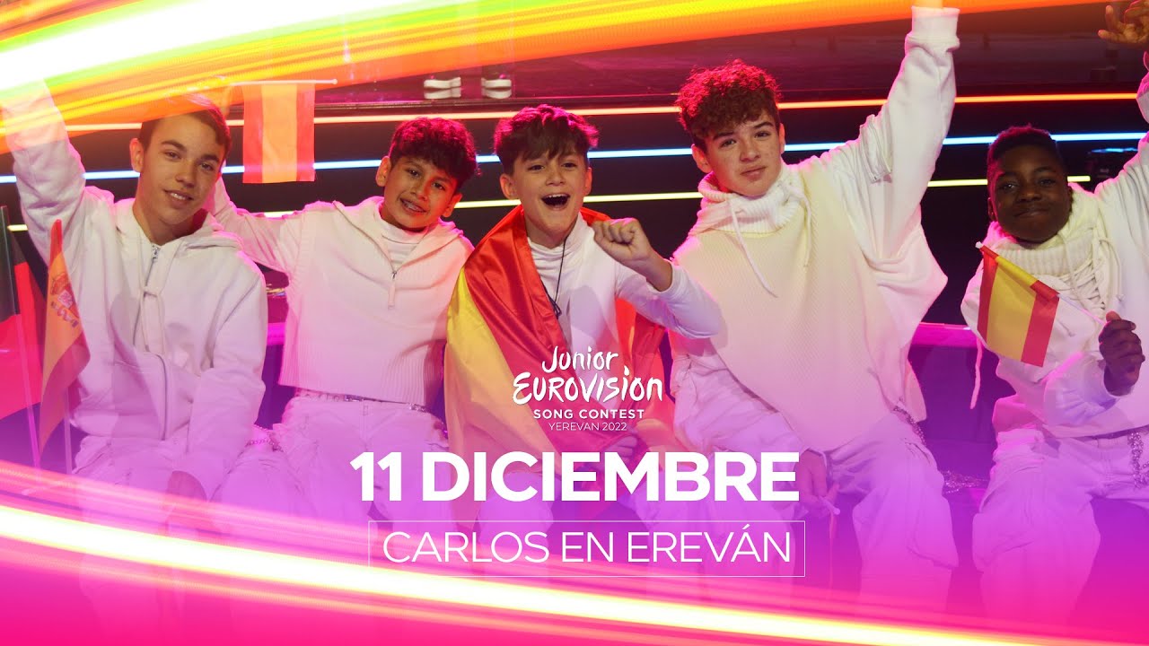 CARLOS HIGES antes de su ACTUACIÓN FINAL en EUROVISIÓN JUNIOR 2022