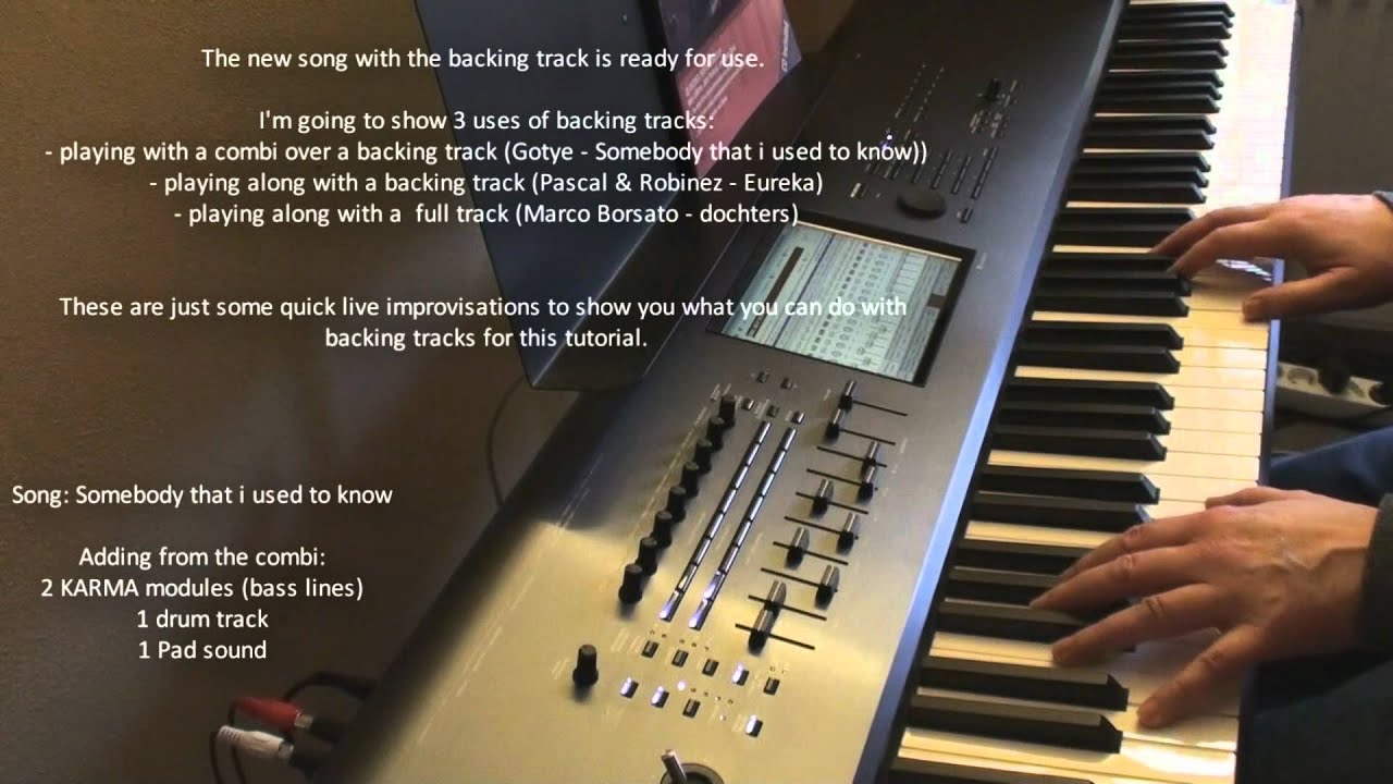 Korg Kronos Tutorial: 06 Using Backing Tracks