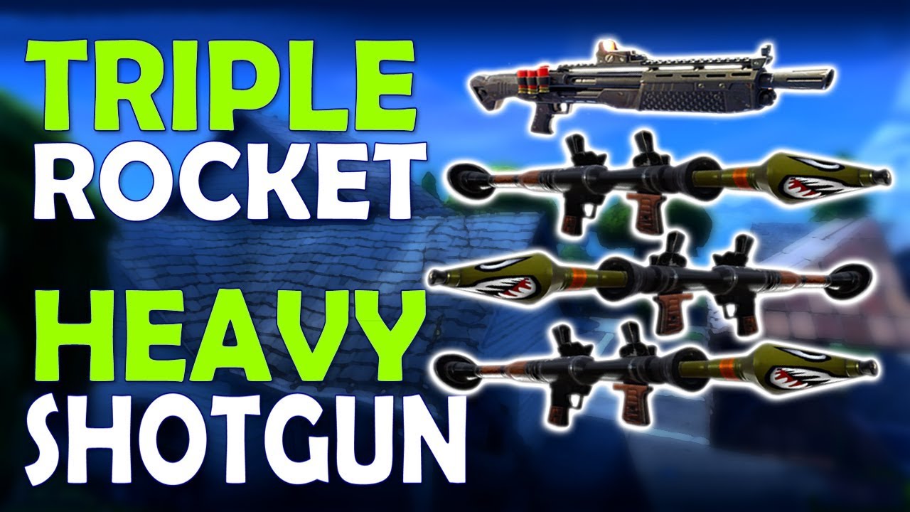 ТРОЙНАЯ РАКЕТА И ТЯЖЁЛЫЙ ДРОБОВИК | БЛИЦ-РЕЗНЯ - (Fortnite Battle Royale)