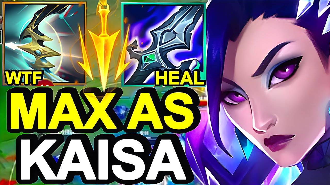 Wild Rift China Kaisa Adc - Broken OP Attack Speed Kaisa Build Runes - Sovereign Rank Gameplay
