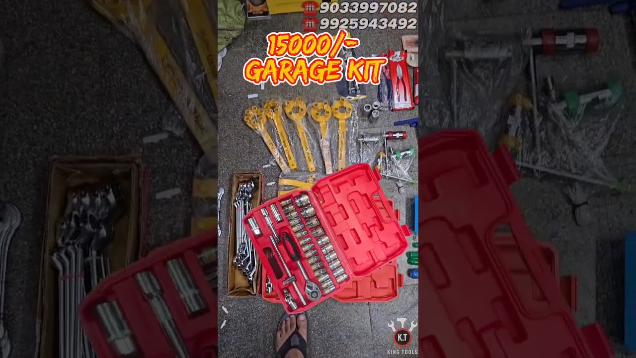 BIKE GARAGE KIT | TWO WHEELER REPAIRING KIT | KING TOOLS SURAT #automobile