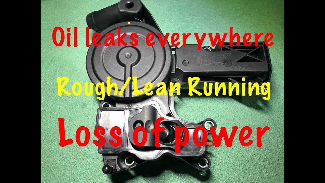 VW/AUDI 2.0TSI PCV VALVE FAILURE & REPLACEMENT
