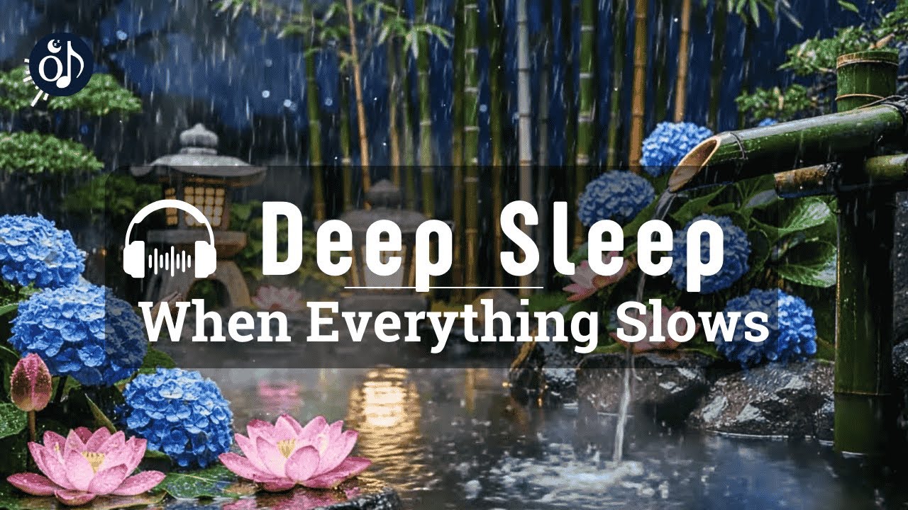 When Everything Slows | Healing Bamboo Water for Deep Sleep