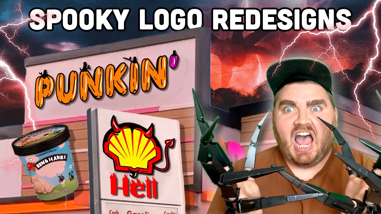Making Famous Logos SCARY