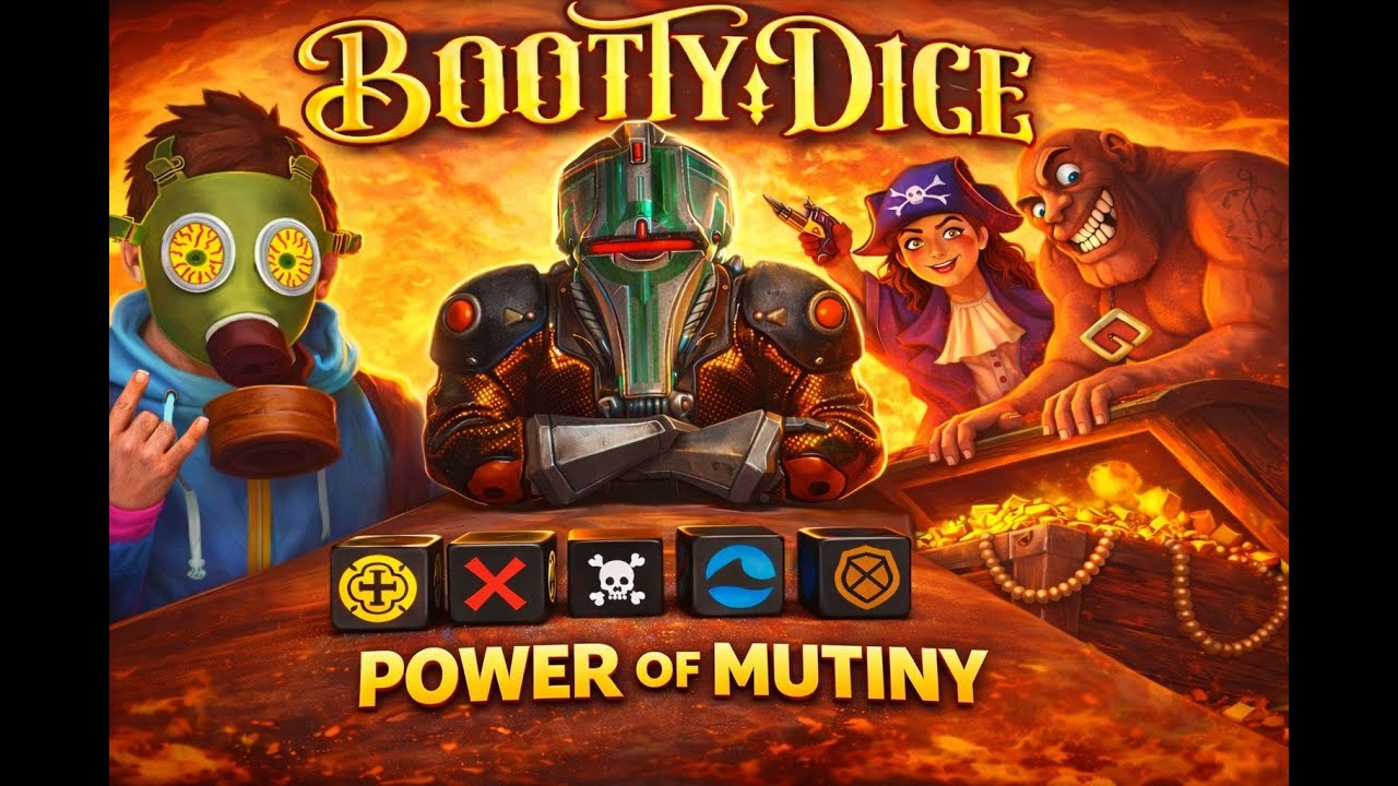 BOOTY DICE: The power of mutiny!! (Board game arena) EP2 