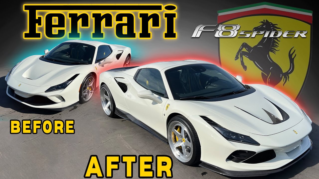 NEW PROJECT! 2023 Ferrari F8 Spider Build &ndash;  1016 Industries Carbon Fiber Kit & HRE Wheels!
