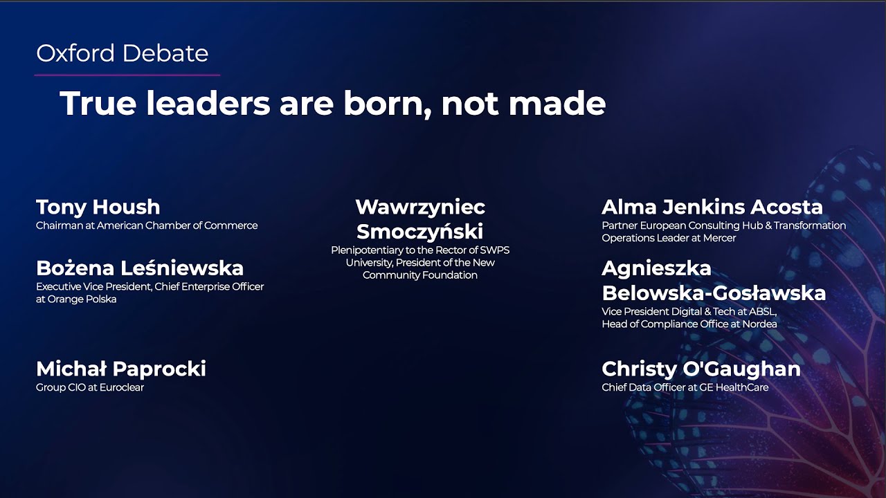 2024-06-05 1100 Oxford debate: True leaders are born, not made