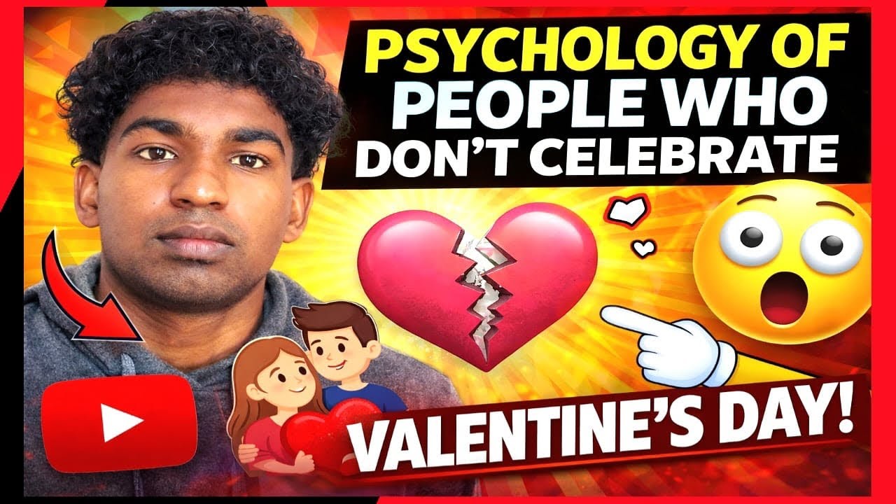 Psychology of People who don’t celebrate Valentine’s Day💔
