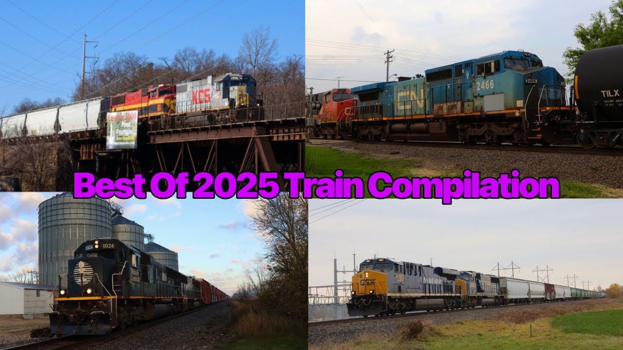 Best Of 2025 Train Compilation